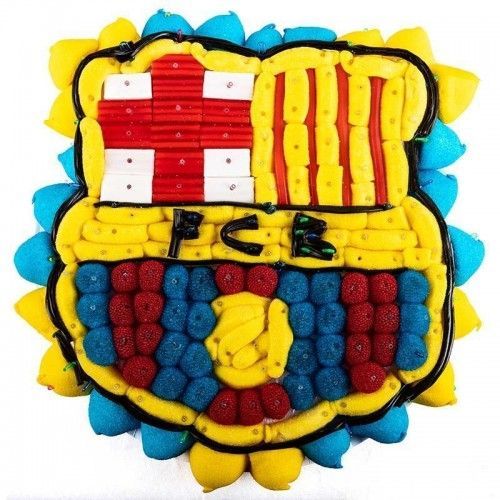 Tarta de Gominolas F.C.Barcelona