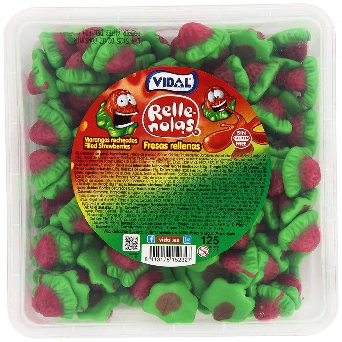 Gominolas Fresas Rellenas Vidal