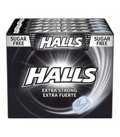 Caramelos Halls Negro