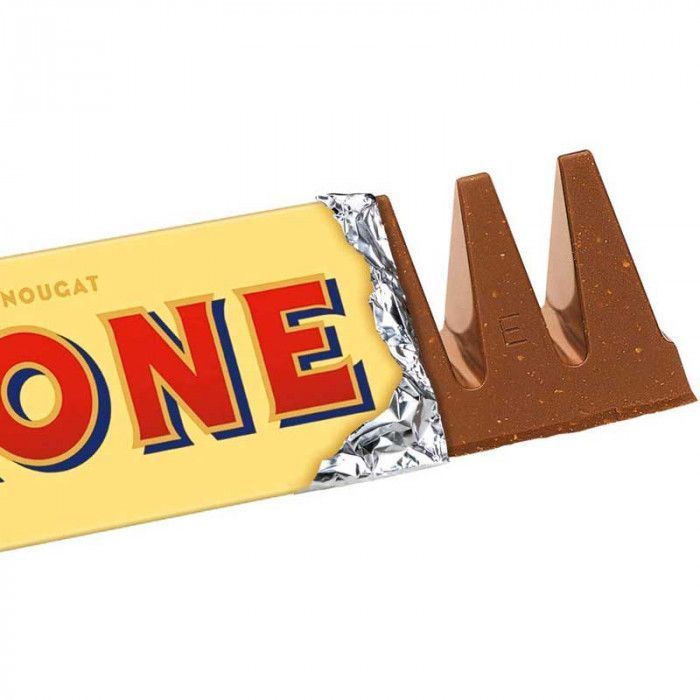 Chocolatina Toblerone Chocolate con Leche 100g 20 uds
