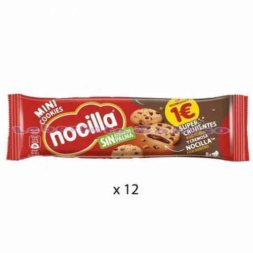 Mini Cookies de Nocilla 12 Unidades