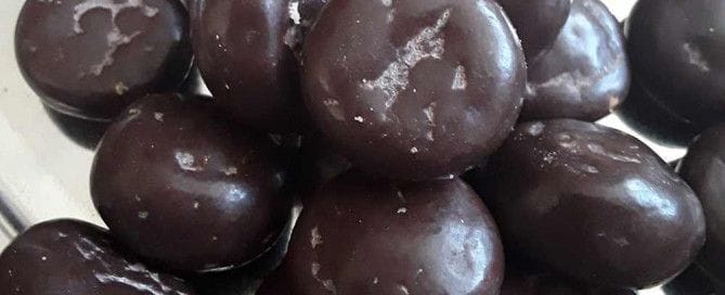 castañas de chocolate
