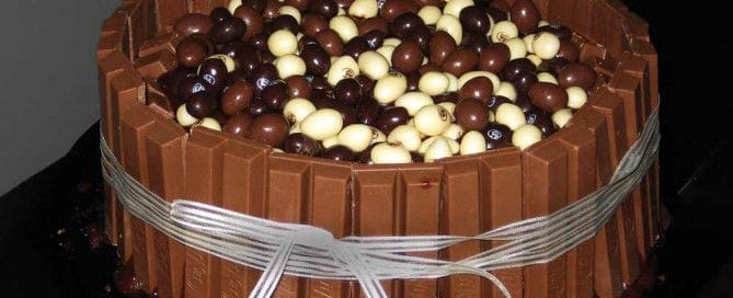 Decorar una tarta con chocolate