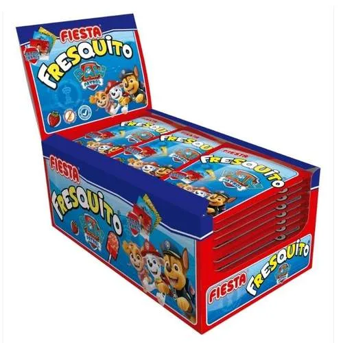 Fresquito Patrulla Canina de Fresa Fiesta 40 Uds